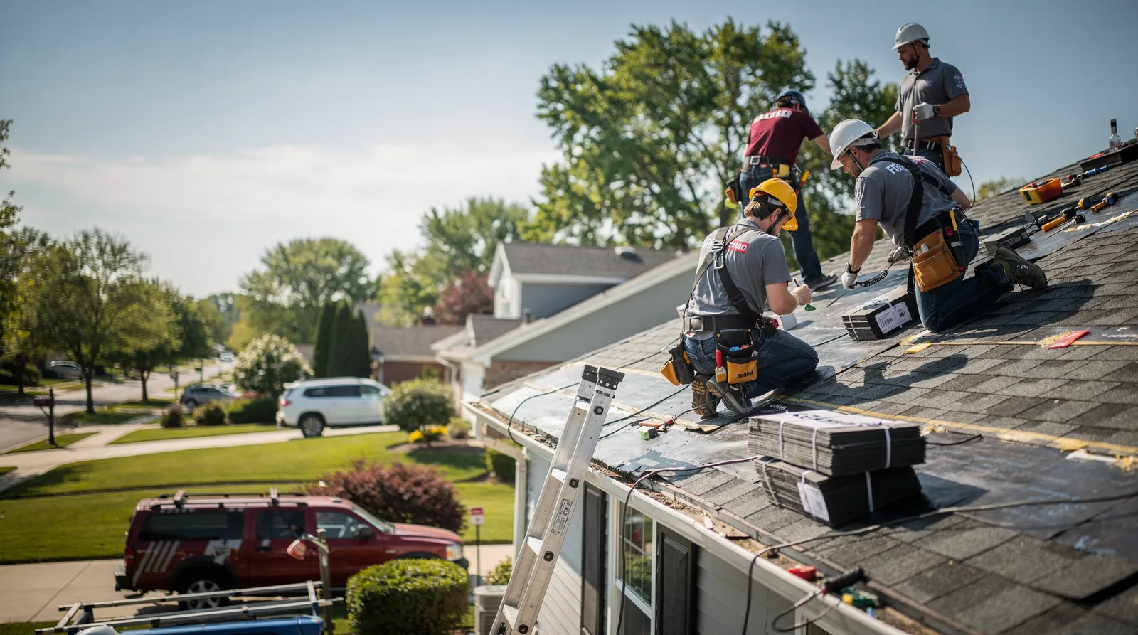 Roof Repair in Guilford, ME around you